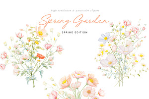 Spring Gardens - Watercolor Edition