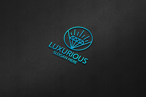 Diamond Luxurious Royal Logo 69