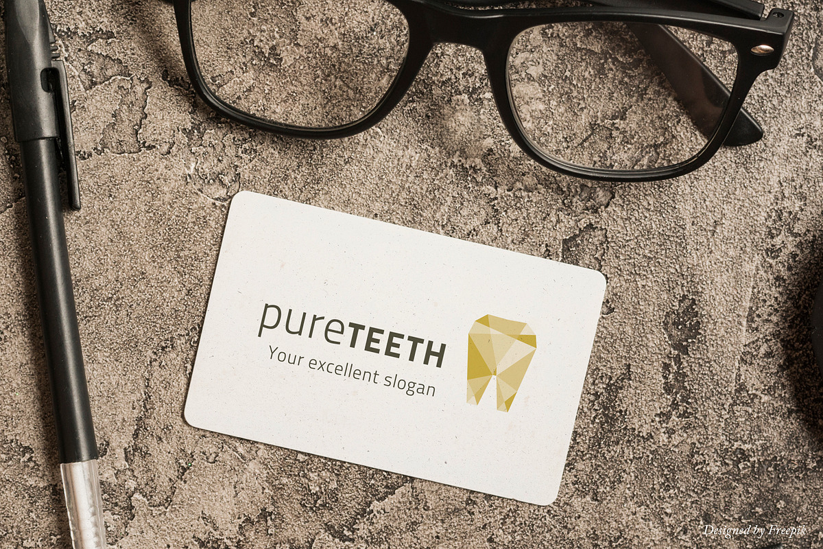 Elegant Tooth Logo – Polygon Style, a Branding & Logo Template by Elibee (Photo 1 of 5)
