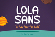 Lola Sans, a Handwritten Font by DonMarciano (Thumbnail 1 of 6)