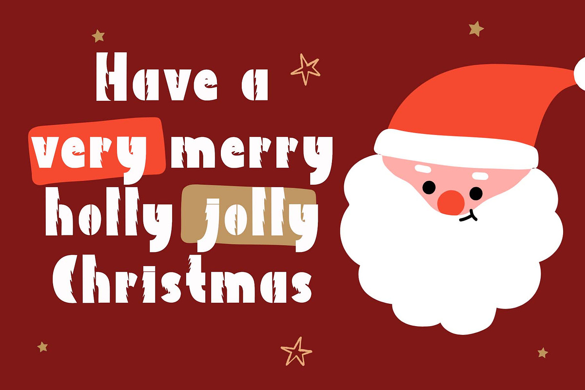 Christmas Euphoria, a Blackletter Font by Yoga Letter (Photo 3 of 6)