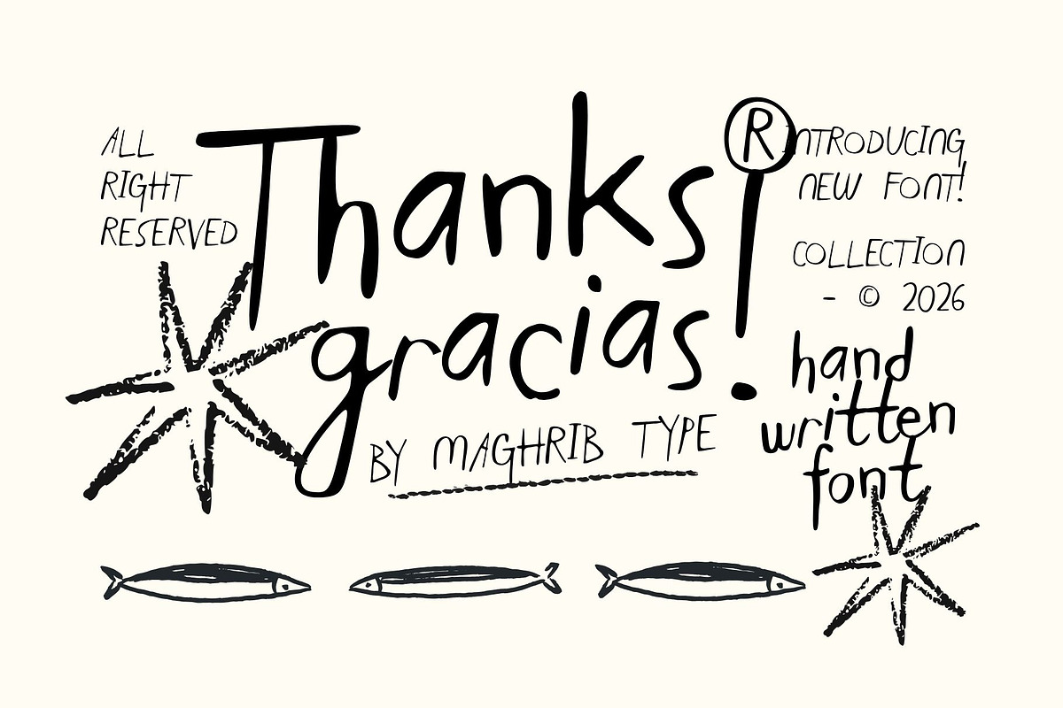 Bloopy Handwritten, a Handwritten Font by maghrib (Photo 10 of 10)