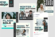 Modern Winter Sale Instagram Post, a Social Media Template by SquidPixey (Thumbnail 3 of 6)