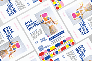 Colorfull Art Design Workshop Flyer, a Flyer Template by Annora Studio (Thumbnail 3 of 4)