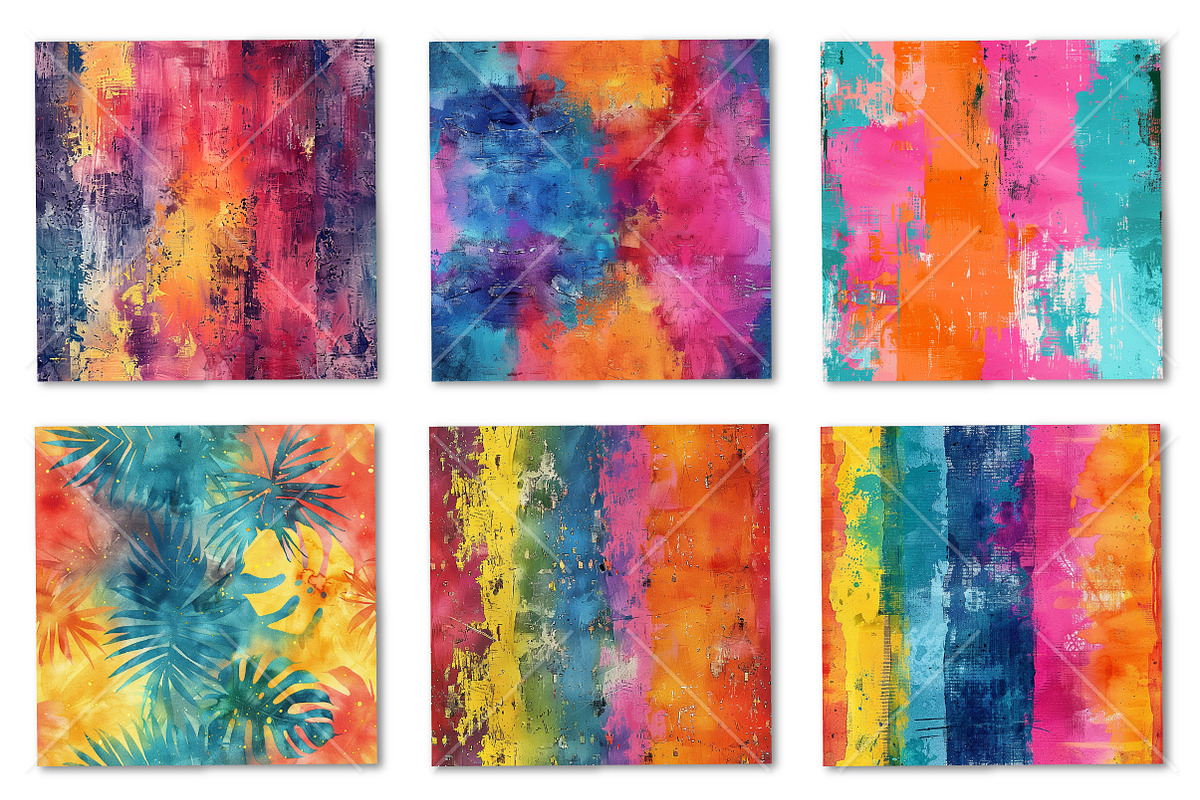 Rainbow Abstract Seamless Pattern, a Pattern Graphic by Canvas Craft (Photo 3 of 9)