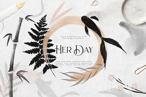 Her Day Collection, a Texture Illustration by Julia Dreams