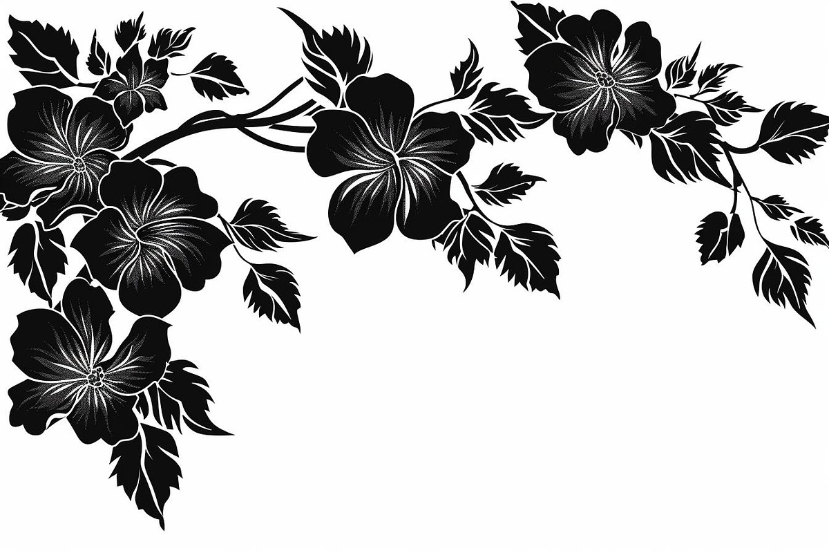 Floral Border & Frame Laser Cut Bund, an Object Graphic by hafijul (Photo 9 of 11)