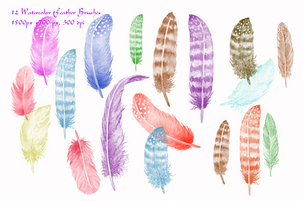 Photoshop Brush Watercolor Butterfly preview 7