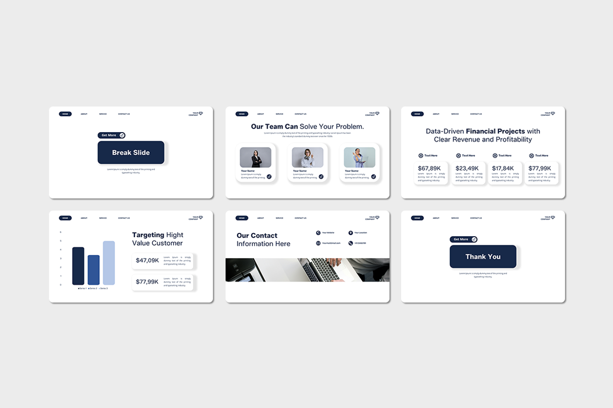 Risk Business - Keynote Template, a Presentation Template by Iqsiart Studio (Photo 3 of 3)