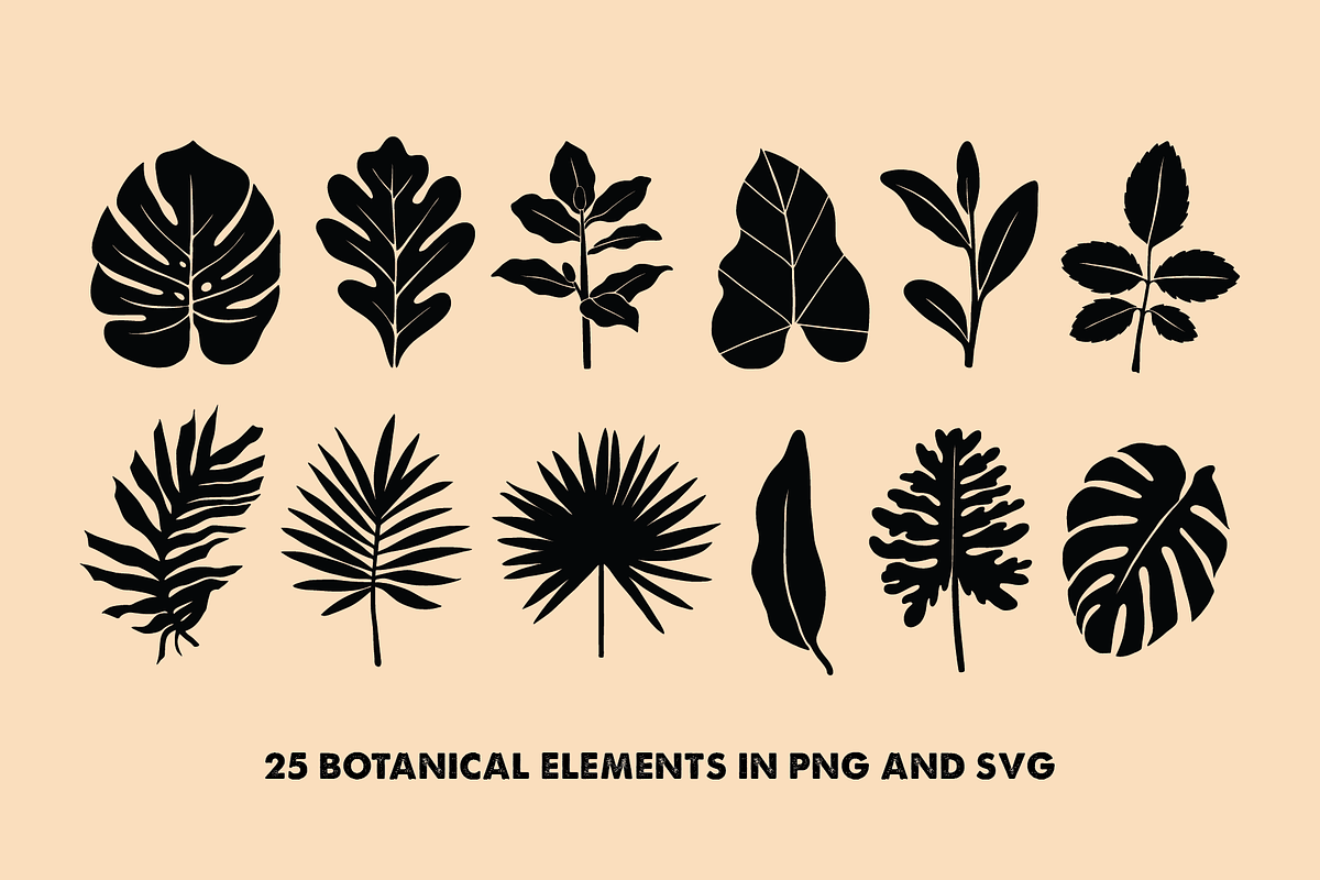 Silhouette Set - Linocut Blockprint, a Decorative Illustration by Rough Edges Supply Co. (Photo 2 of 11)
