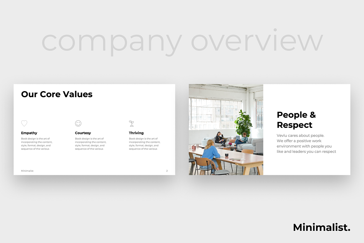 Minimalist PowerPoint & GS, a Presentation Template by HuskyHouse (Photo 3 of 10)