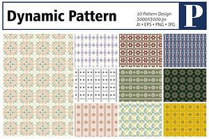 Dynamic Pattern, a Pattern Graphic by MSG Studio