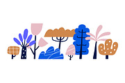 Forest trees in doodle Scandi style, an Illustration by Good Studio (Thumbnail 4 of 4)