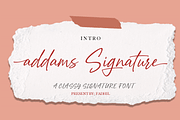 Addam Signature, a Script Font by Meutuwah (Thumbnail 12 of 13)