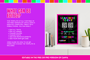 Neon Scan to Pay Sign, a Stationery Template by SunshineStudioBoutique (Thumbnail 3 of 10)
