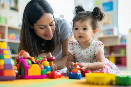 Child development specialist, a Photo by Pavel_design