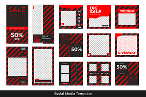 Social Media Template Vector #02