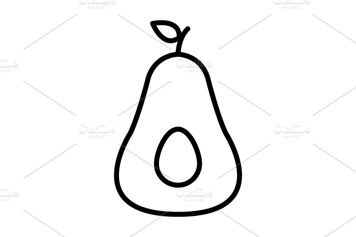 Avocado, an Icon by Mark1987