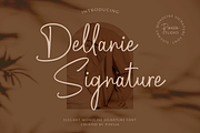 Dellanie Signature - Business Font, a Script Font by Pixesia Studio (Thumbnail 1 of 15)