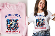 4th of July Eagle American Freedom, a Seasonal Illustration by Creative Arslan (Thumbnail 5 of 6)