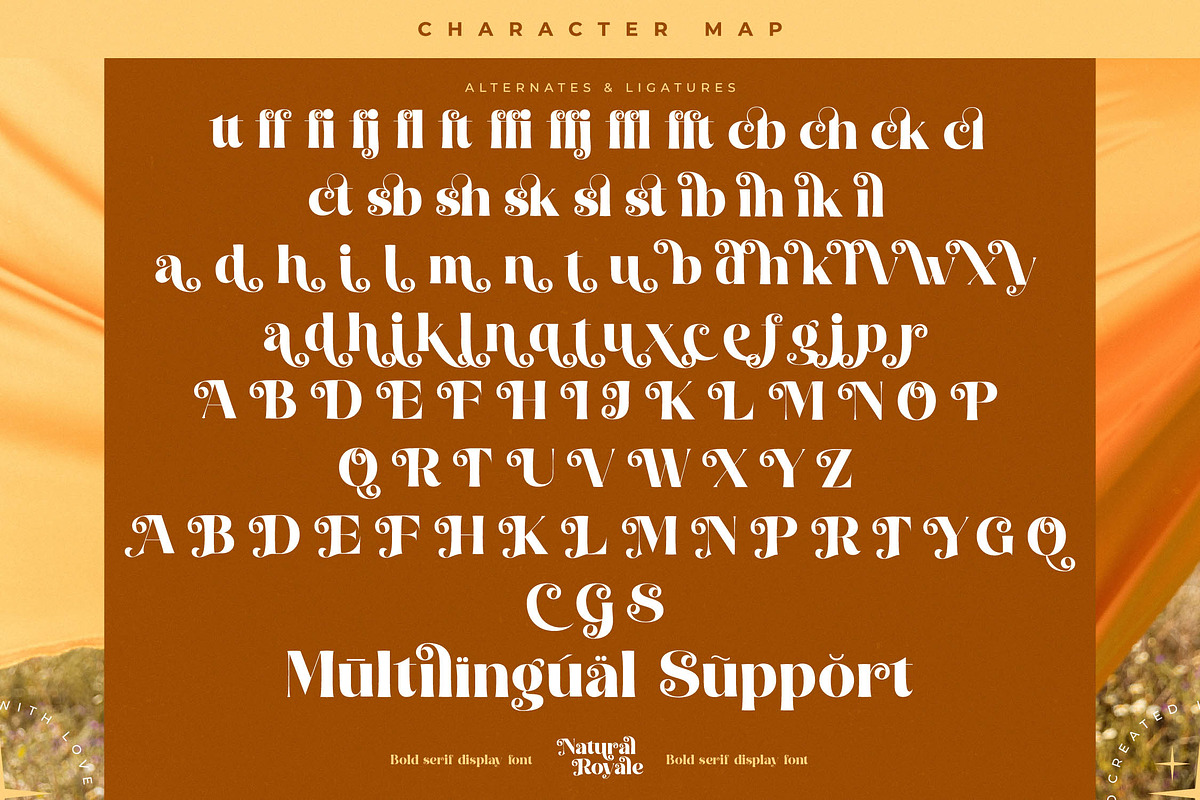 Natural Royale Bold Serif Font, a Serif Font by timelesstype.co (Photo 19 of 20)