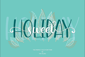 Sweet Holiday, a Handwritten Font by Majelis Font