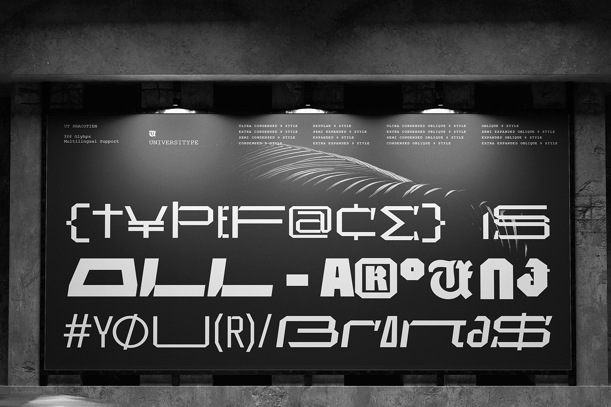 UT Sracotien - A Super Family Font, a Sans Serif Font by Universitype (Photo 13 of 17)