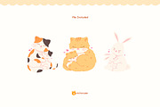 Cute Animal Hugs Illustration, an Animal Illustration by Victoruler (Thumbnail 3 of 5)