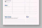 Weekly Weight Tracker for Fitness, a Stationery Template by ContestDesign (Thumbnail 3 of 3)