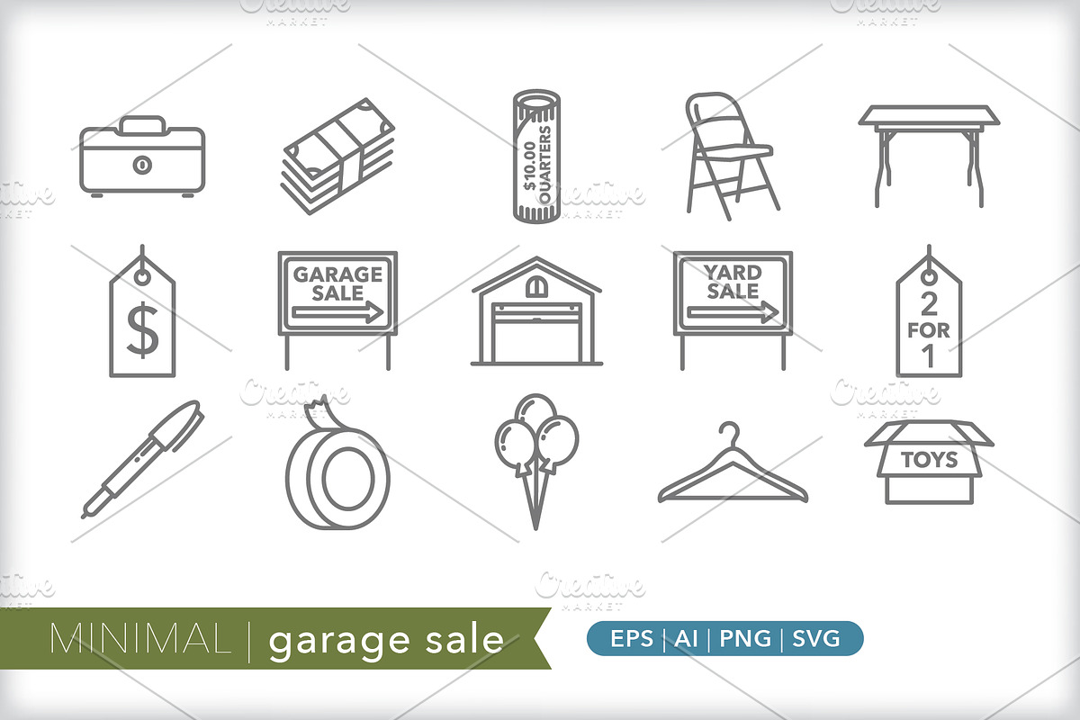 Home 8-pack icon bundle, an Outline Icon by Picture Window (Photo 10 of 10)