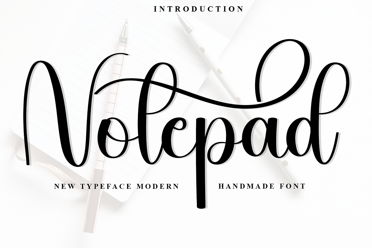 Notepad, a Handwritten Font by FreshTypeINK (Photo 1 of 8)