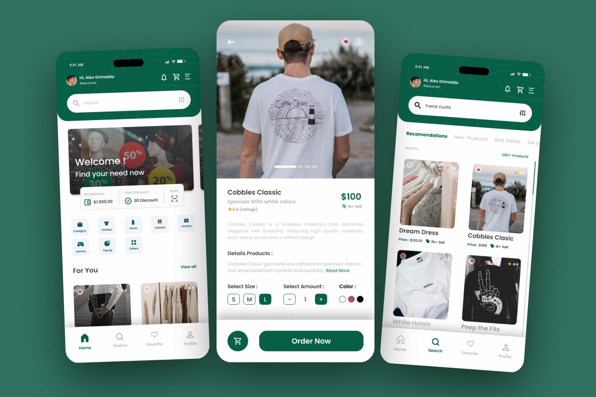 Shop Hub - Shopify Mobile App, an App Template by trabaskriya (Photo 3 of 5)