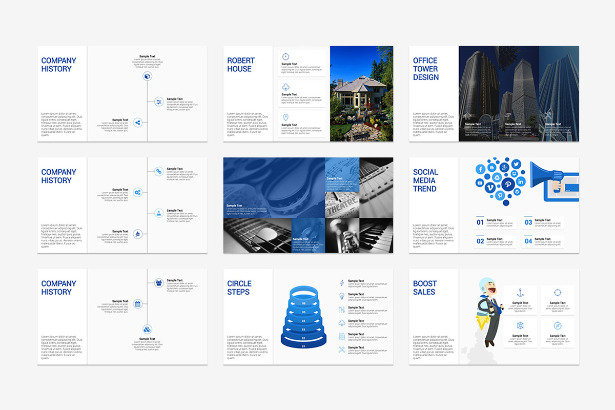 Side - PowerPoint Template, a Presentation Template by everslide (Photo 4 of 7)