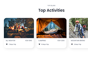 Karura–Camping Website Template, a Landing Page Template by NomaTemplates (Thumbnail 6 of 13)