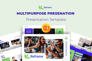 Reframe – Multipurpose PowerPoint, a Presentation Template by Premast