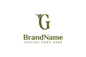 Letter G Nature Logo, a Branding & Logo Template by Pray Art Design Studio