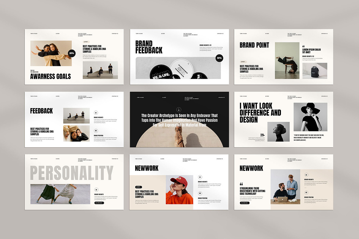 Brand Strategy Presentation, a Presentation Template by KreateTribe (Photo 2 of 8)