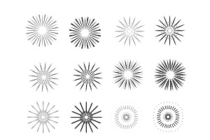 Firework Set 2 Procreate Brush Stamp