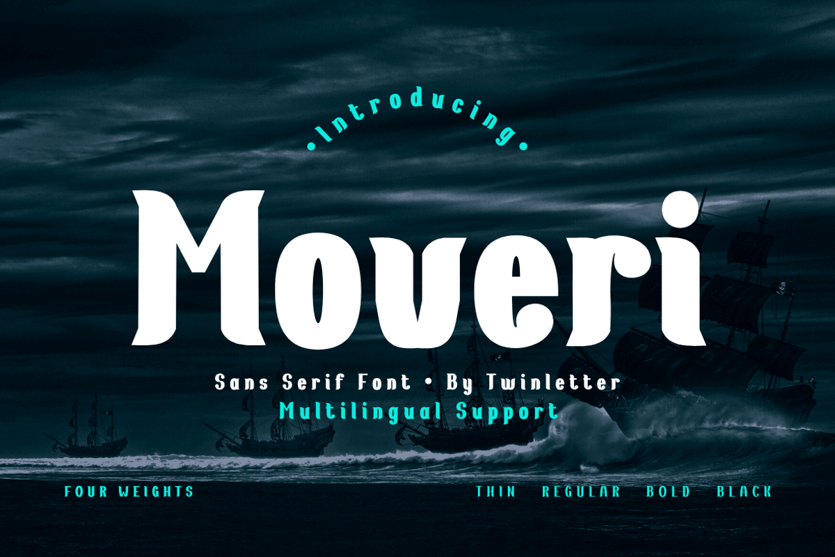 Moveri, a Sans Serif Font by twinstd (Photo 1 of 12)