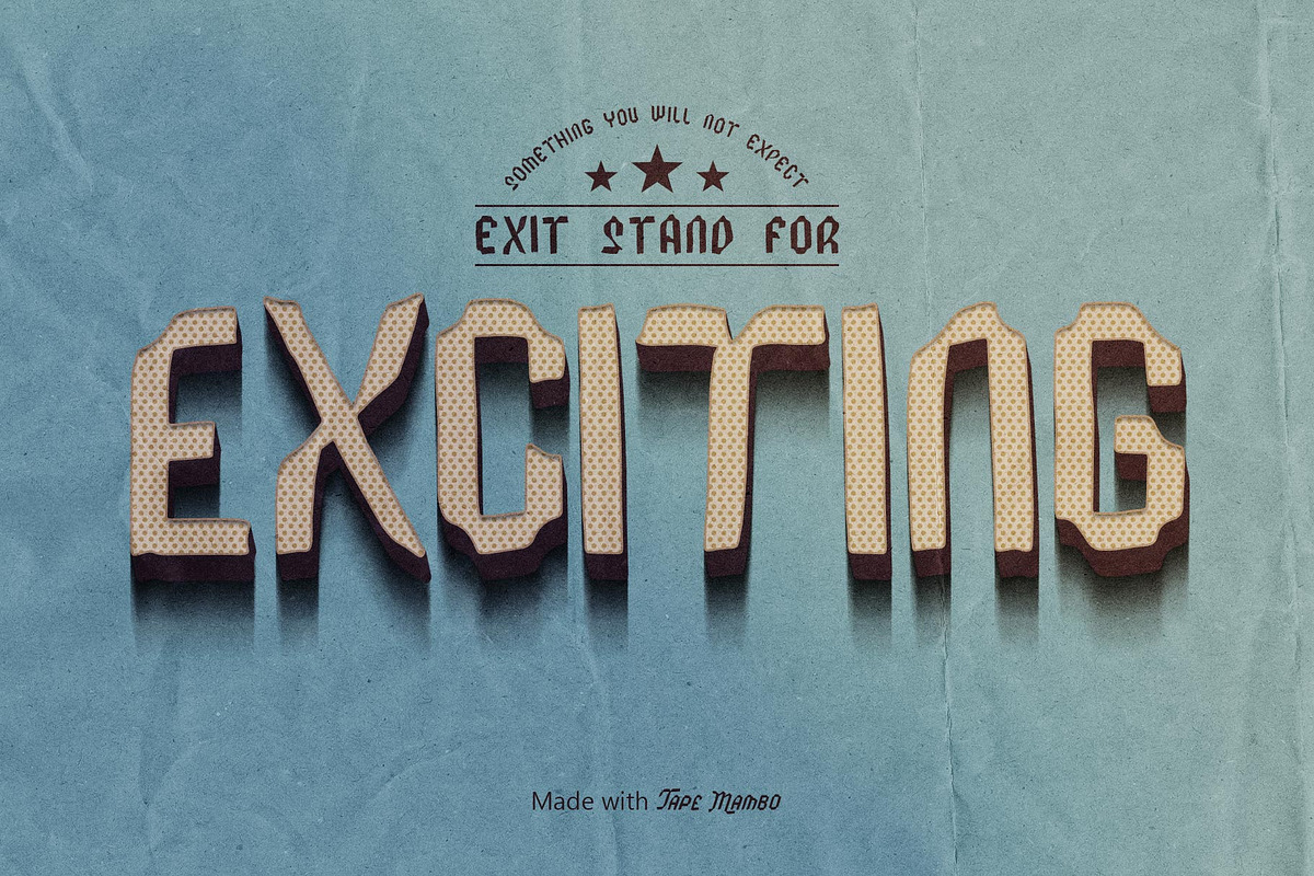 Tape Mambo Typeface, a Symbol Font by alit design (Photo 9 of 15)