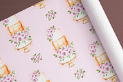 Watercolor personalized cake creator, a Person Illustration by MariGraphic boutique (Thumbnail 8 of 10)
