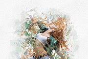 Typography Portrait Artistic Effect, an Action Add-On by MRI STUDIO (Thumbnail 17 of 28)