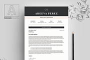 Modern Resume Template Perez, a Resume Template by AdeevaResume (Thumbnail 4 of 4)
