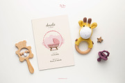 Elegant Pink Birth Announcement, a Card Template by SabaIslam.Studio (Thumbnail 6 of 8)