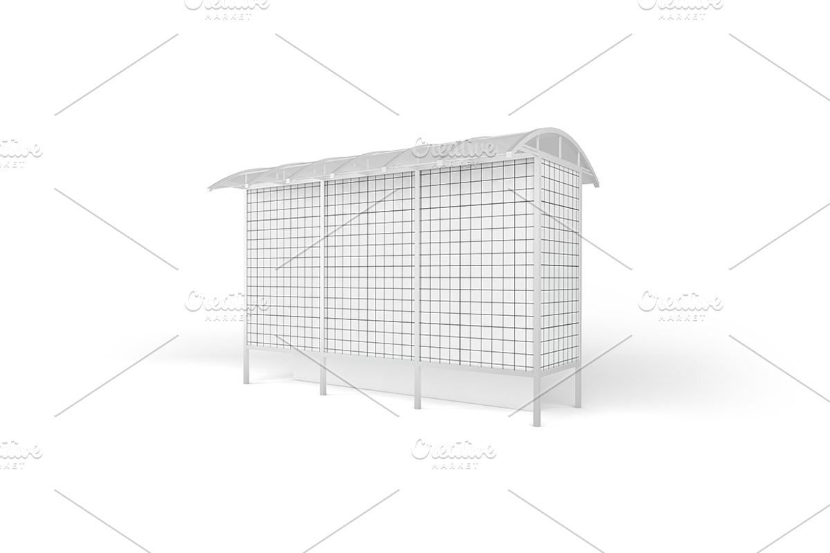Bus Station Mockup, an Advertising Mockup by Qaleb Studio