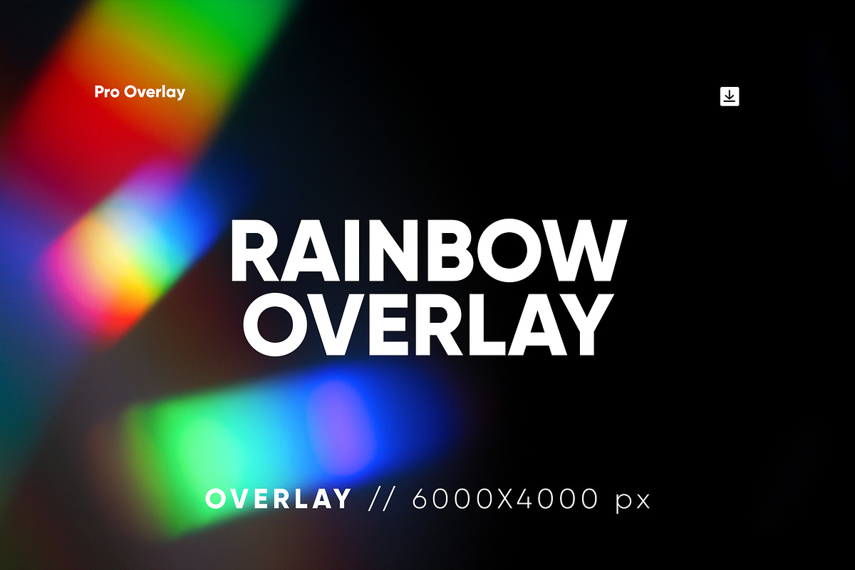 20 Rainbow Overlay HQ, a Texture Graphic by CCPreset