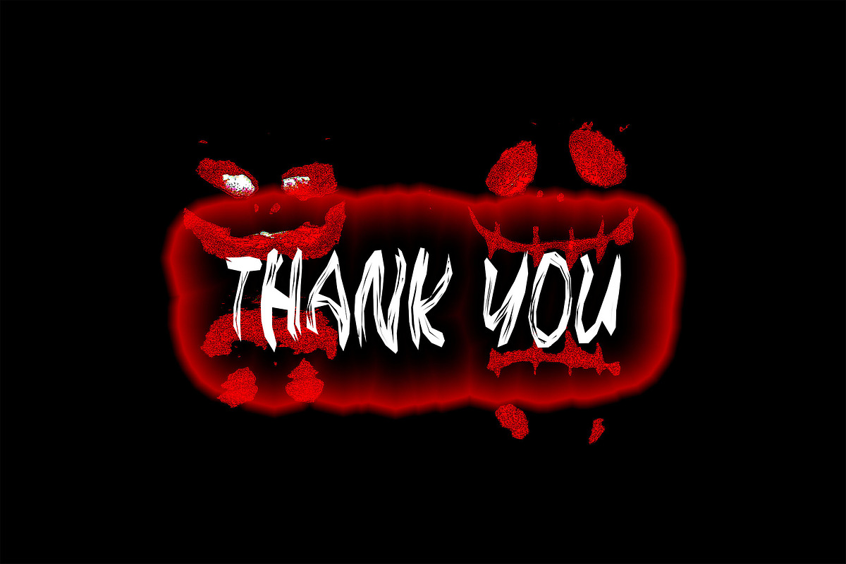 GLOMY - Halloween Horror Font, a Font by NTC Graphic (Photo 7 of 7)