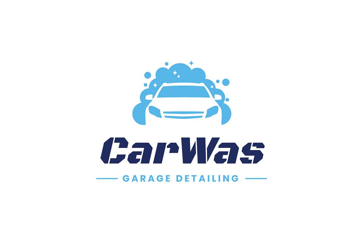 Car Wash and Detailing Logo Template, a Branding & Logo Template by Headfonts (Photo 3 of 3)