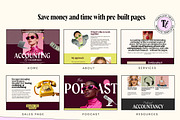Chic Accountant Website Squarespace, a Squarespace Template by Template Twist Shop (Thumbnail 6 of 11)