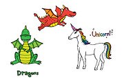 Fairytale set, a Pattern Graphic by merion_merion (Thumbnail 3 of 6)